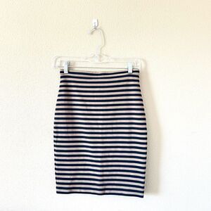 Club Monaco Striped Pencil Skirt